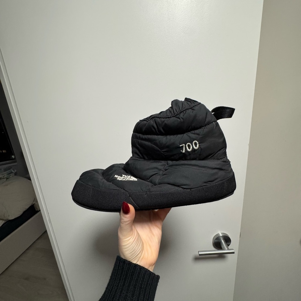 The North Face Black Quilted Booties